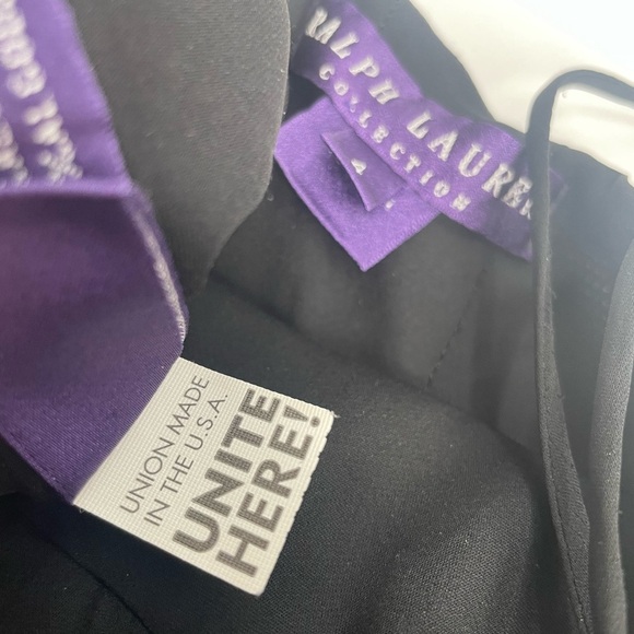 Ralph Lauren Runway Black Linen Button Up Backless Halter Mini Dress Tuxedo 2007 - Picture 10 of 15